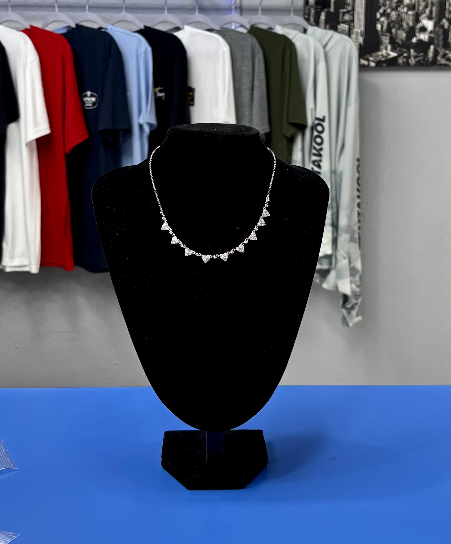 Cadena con corazones