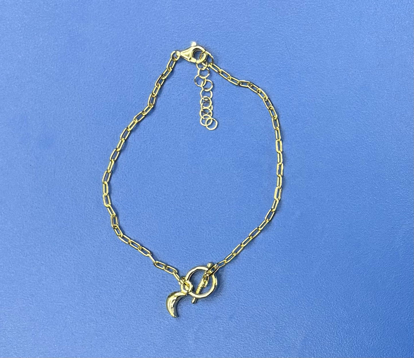 Pulsera Papel Clip con luna