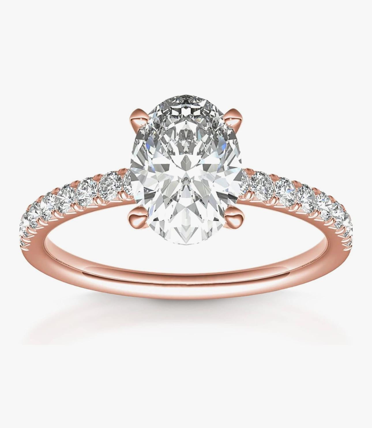 Sortija Oval Rose Gold