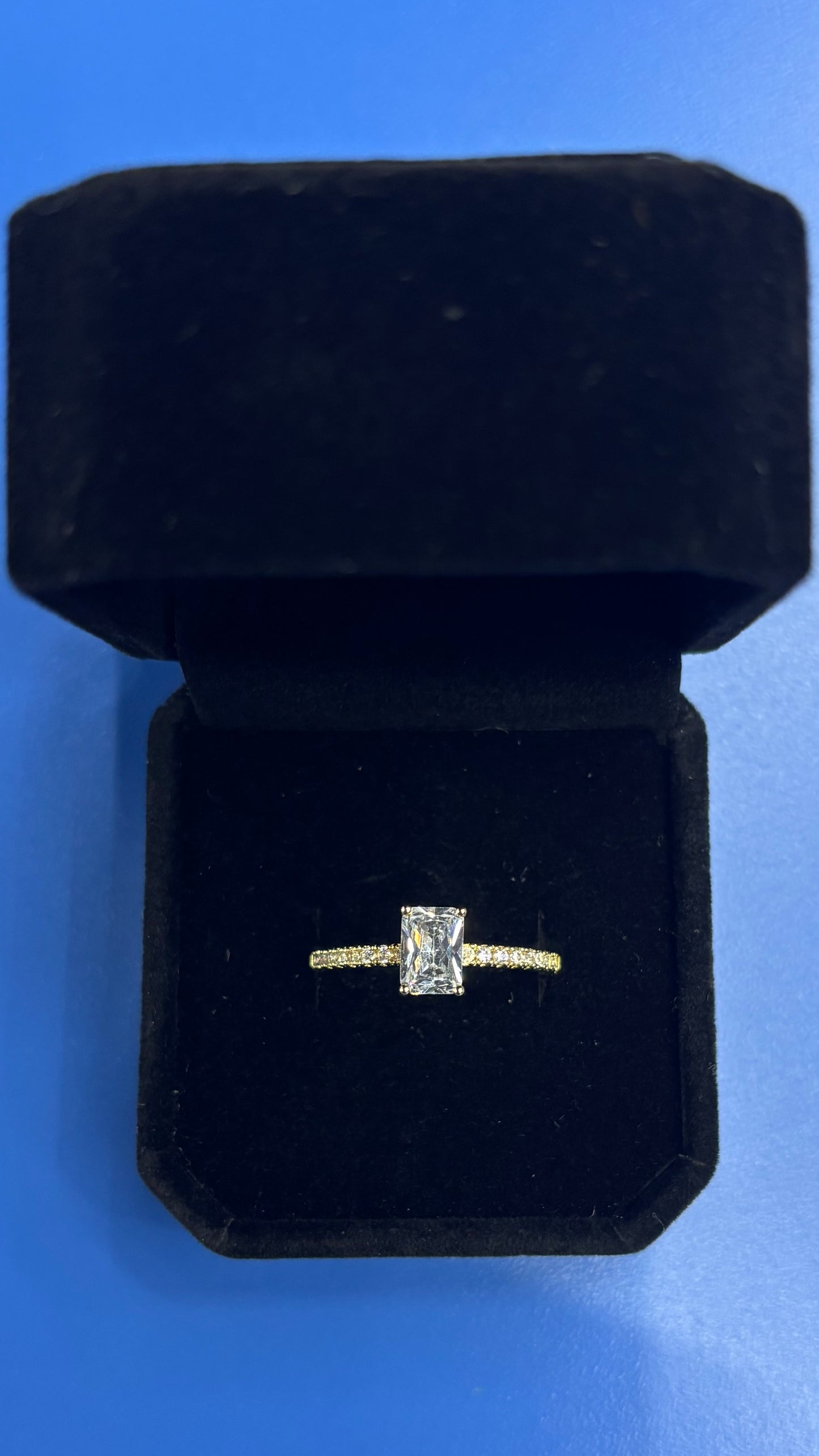 Sortija Rectangle Cz