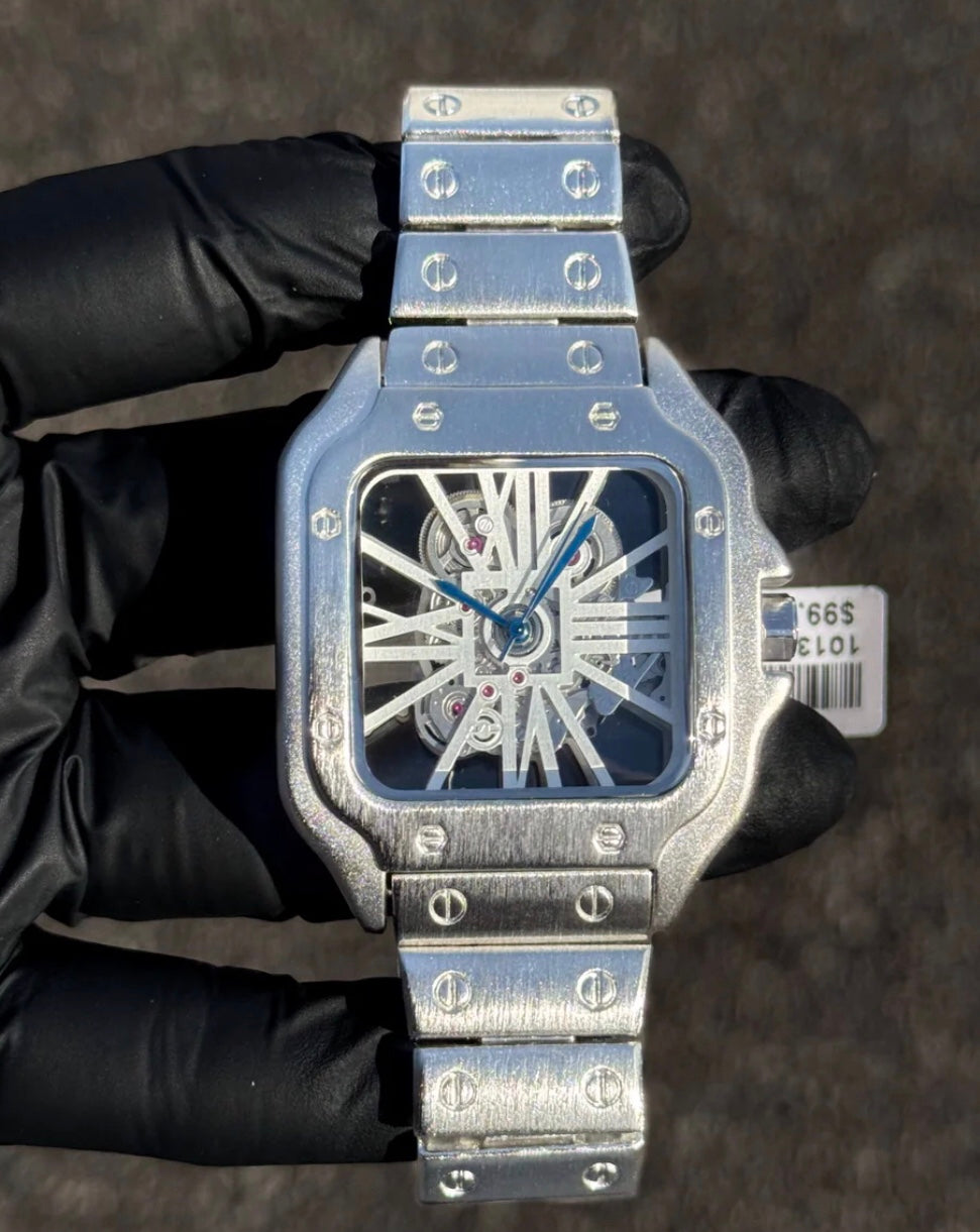 Techno pave Skeleton Dial 40mm