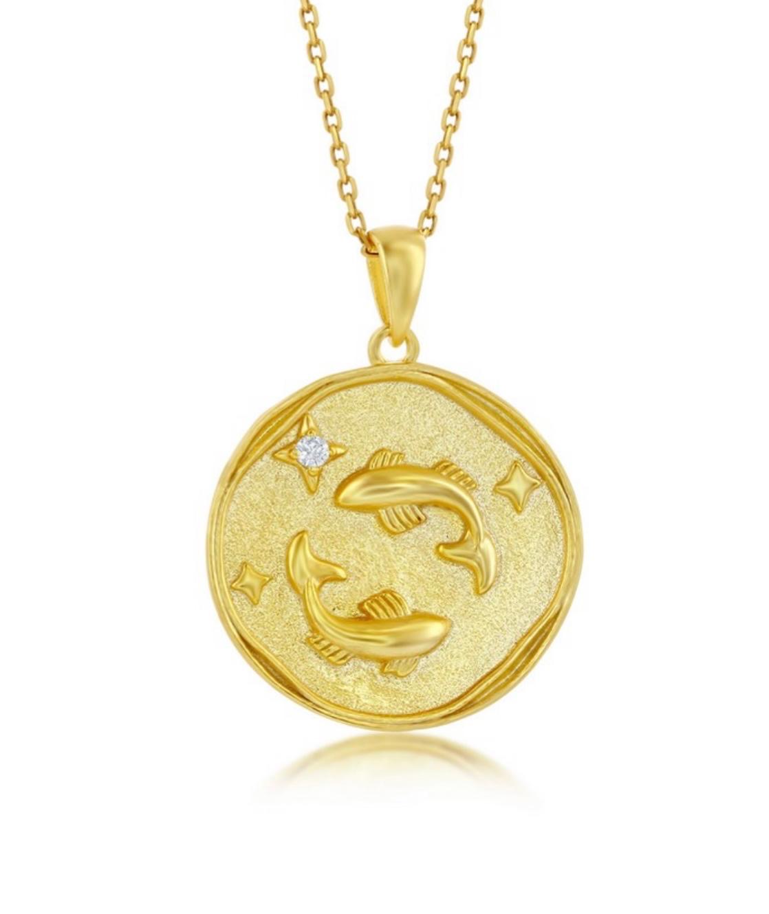 Cadena con Signo Zodiacal Pisces