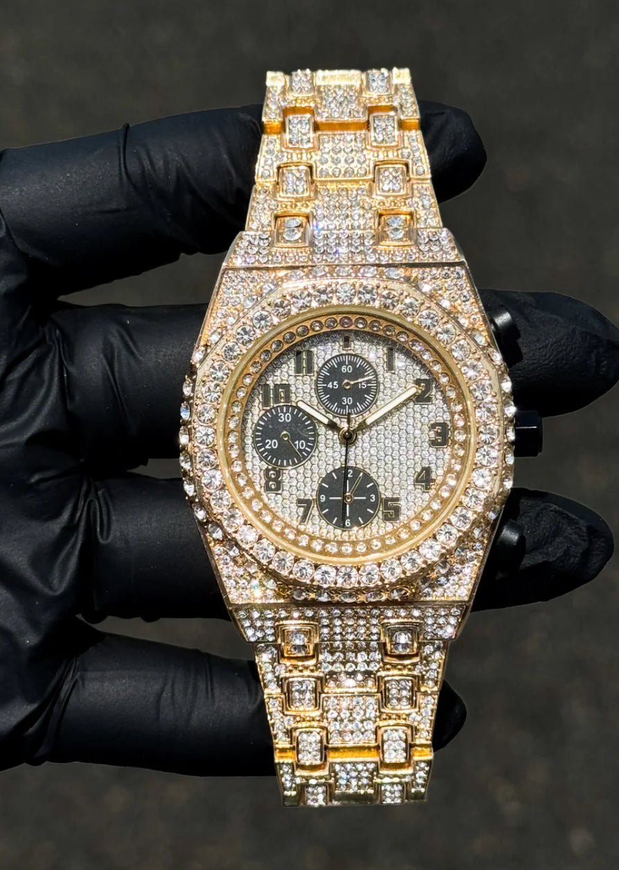 Techno pave Octagon 42mm