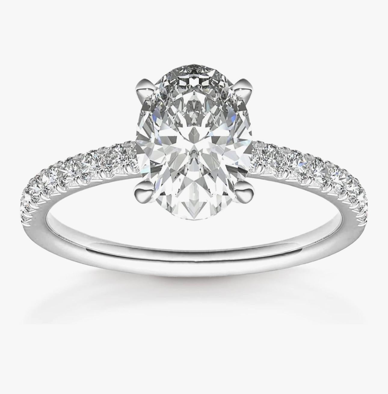 Sortija Oval Cz