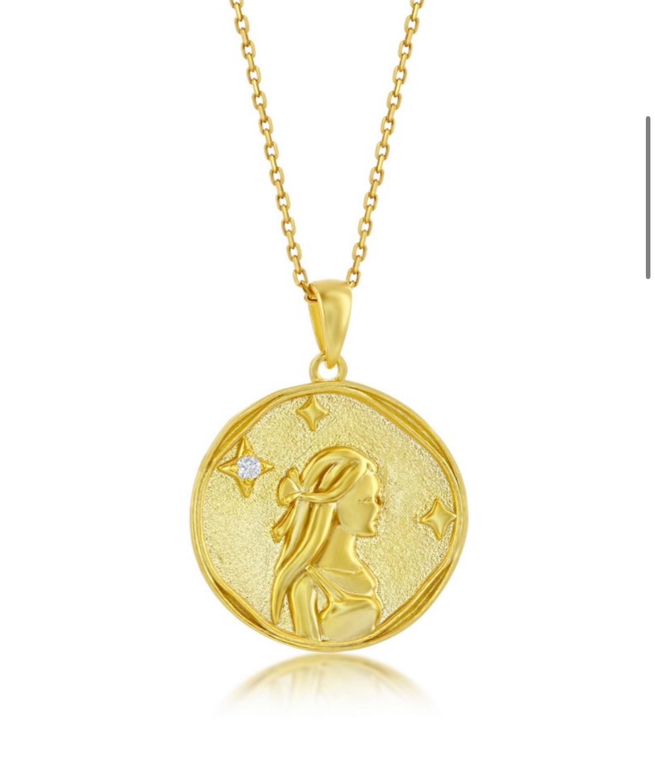 Cadena con Signo Zodiacal Virgo