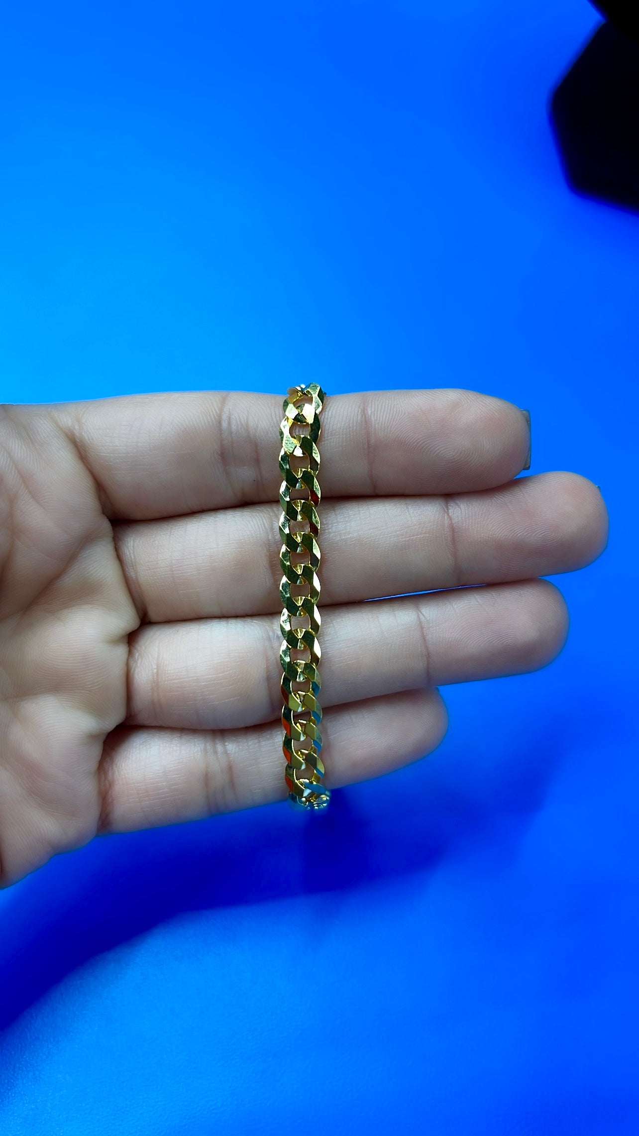 Pulsera Cubana Tradicional 6mm 8”