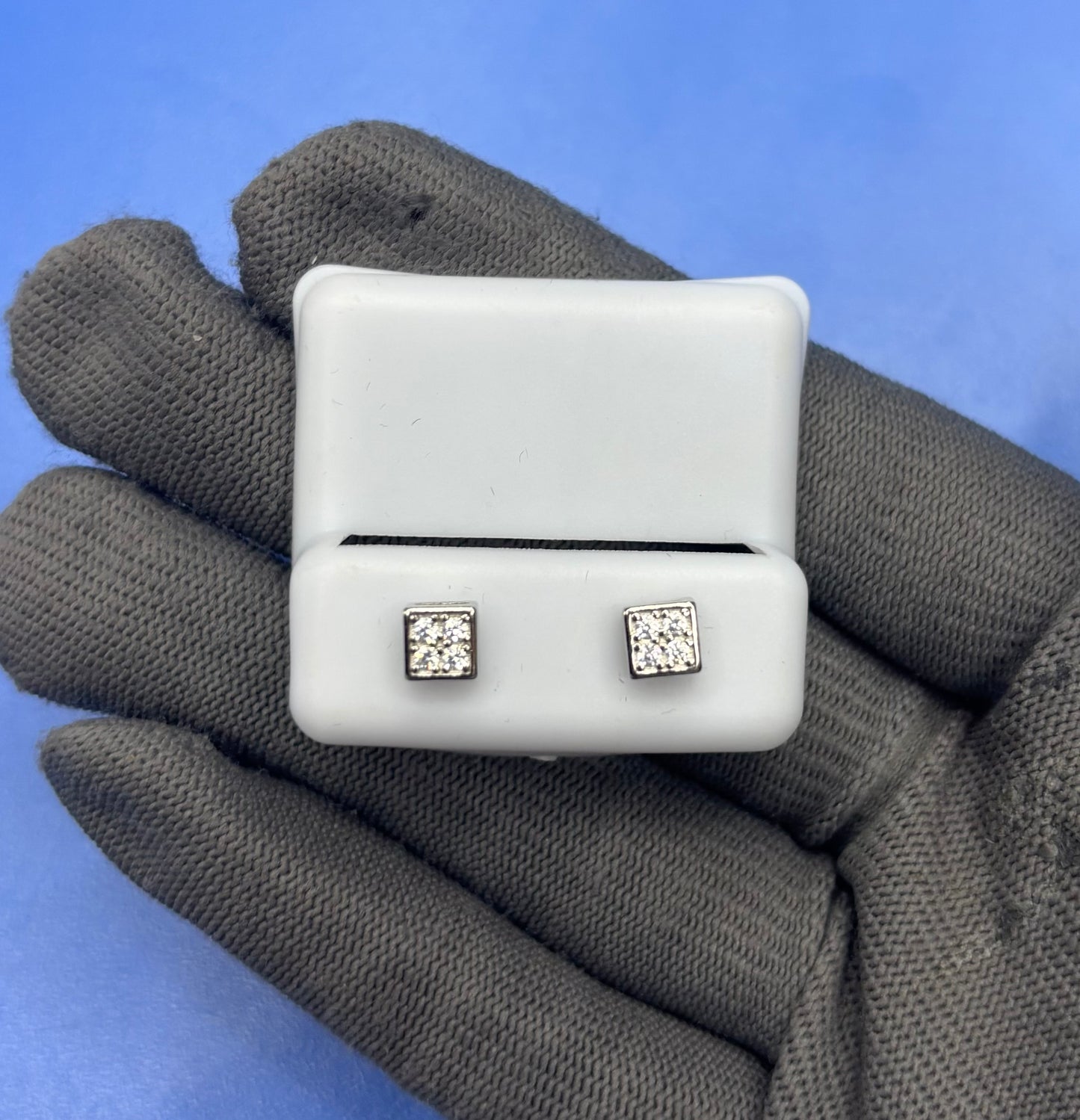 Pantalla Silver Cuadrada micro Pave