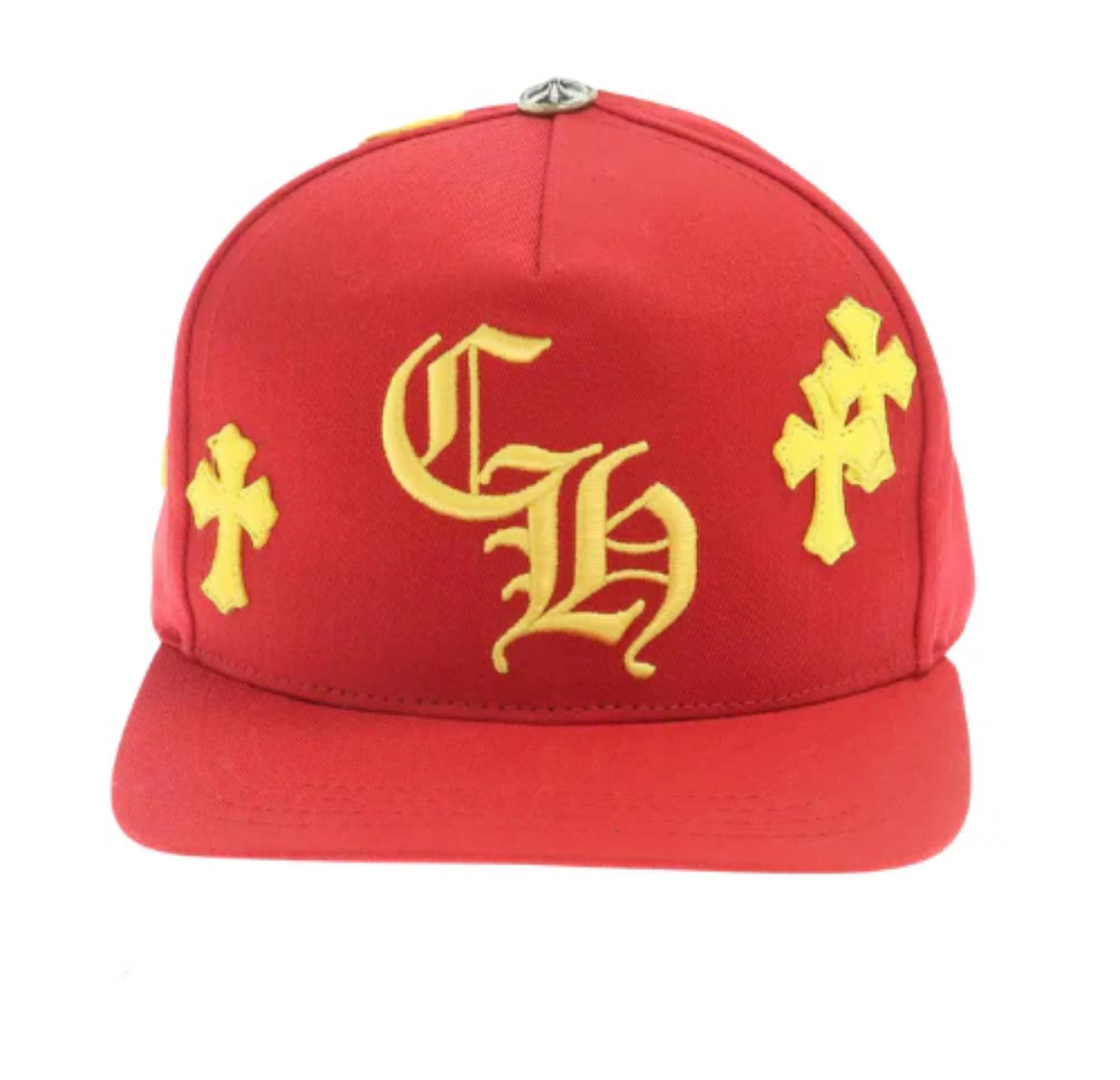 Chrome Hearts Cross Red and Gold