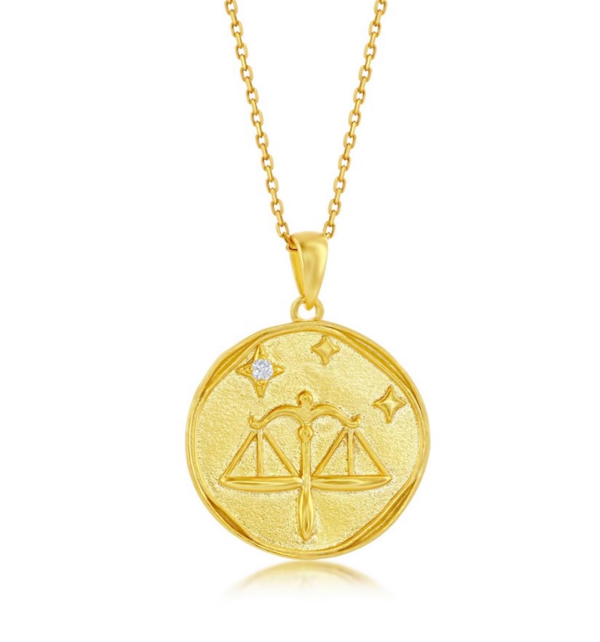 Cadena con Signo Zodiacal Libra