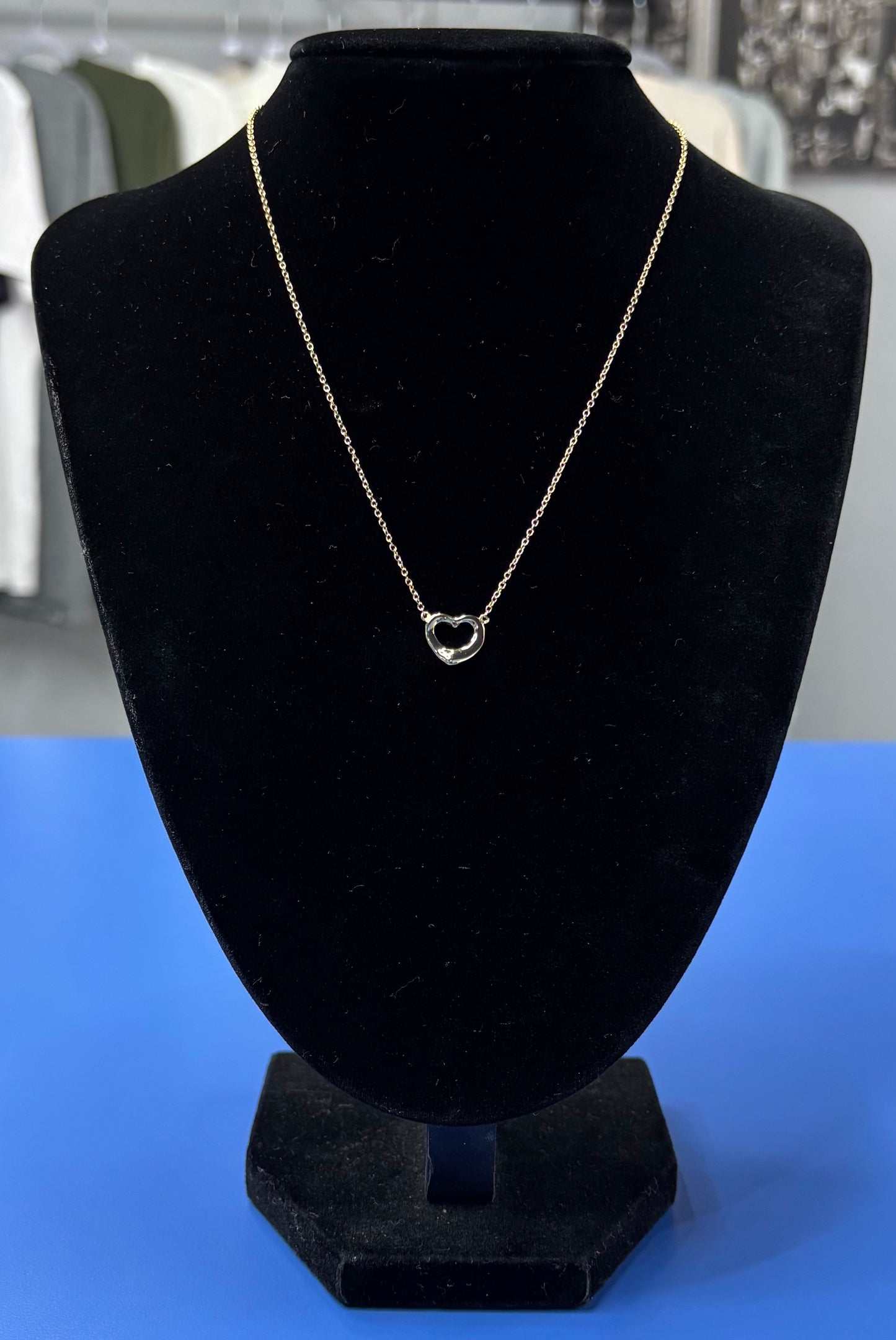 Cadena de corazón 16+2”