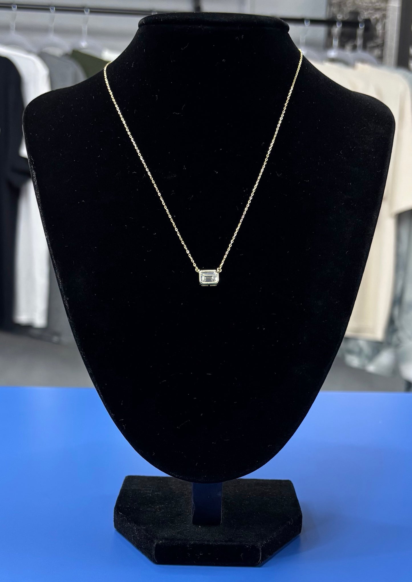 Cadena Rectangular Bezel 16+2”