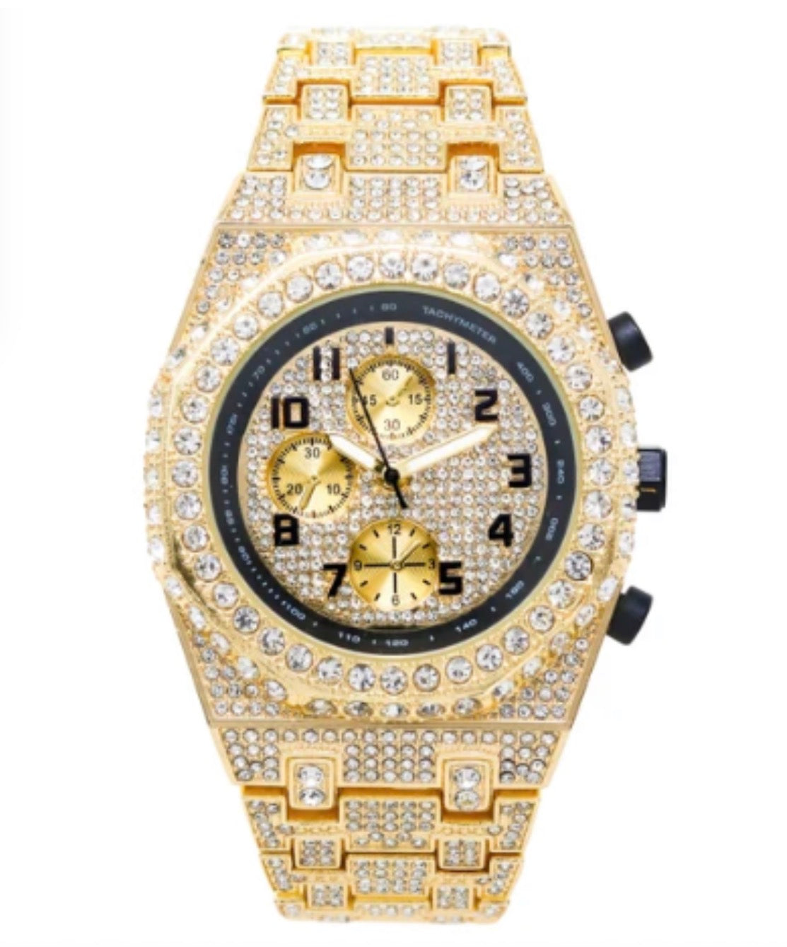 Techno Pave Gold 43mm