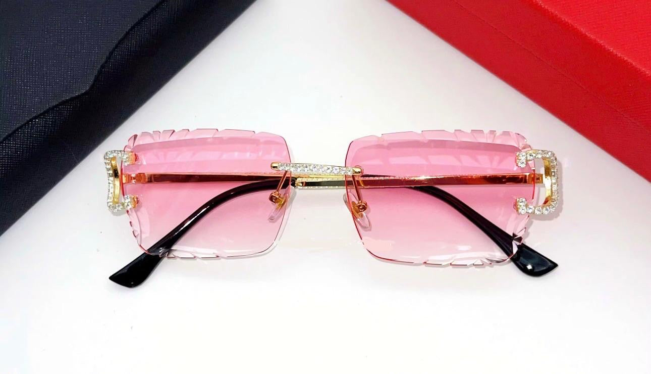 Sunglasses Diamond C Cut (Pink)