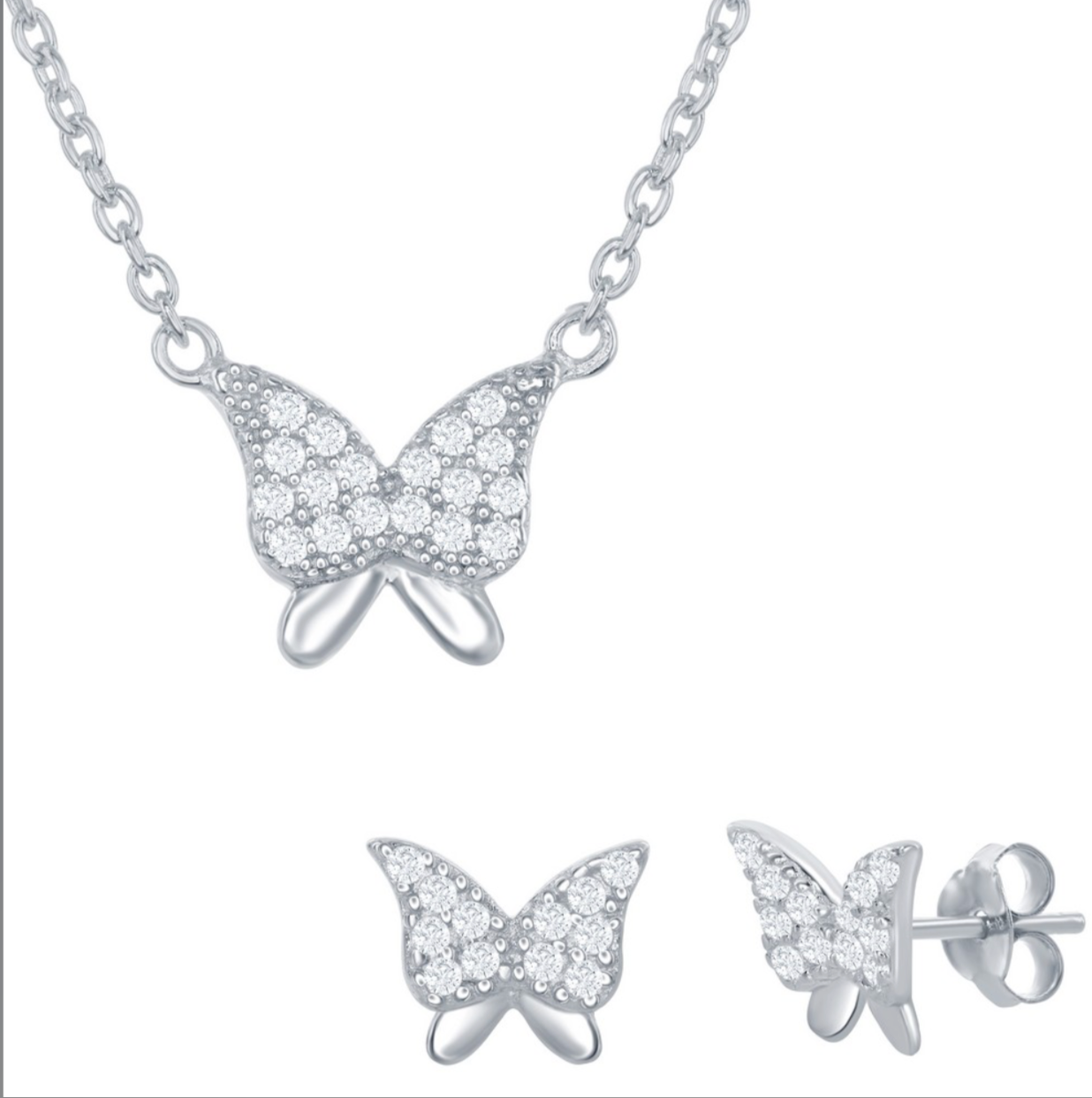 Set de cadena y Pantallas de Mariposa
