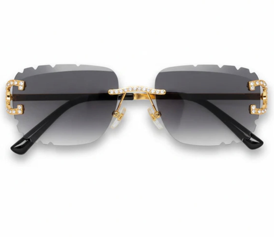 Sunglasses Smoke Gradient Lens Ice