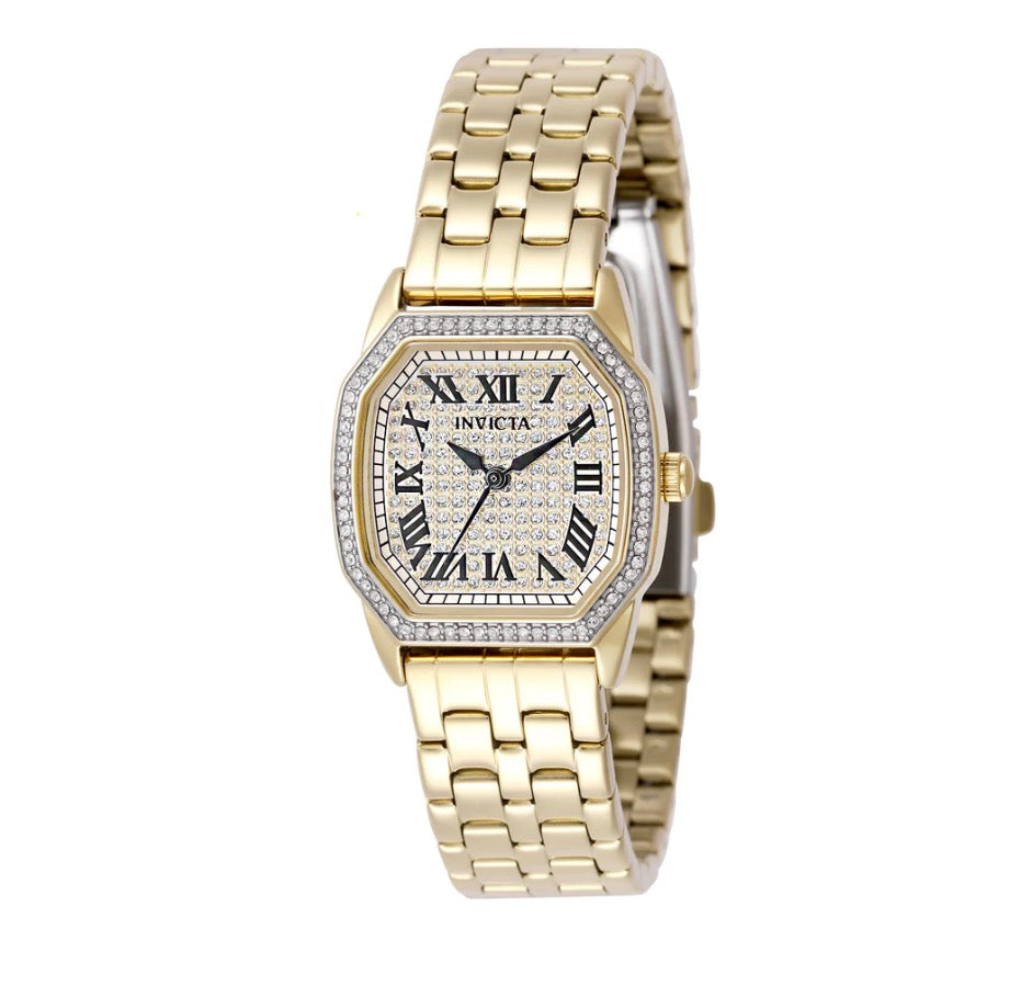 Invicta Wildflower Paviette Women's Watch - 27mm. Gold
