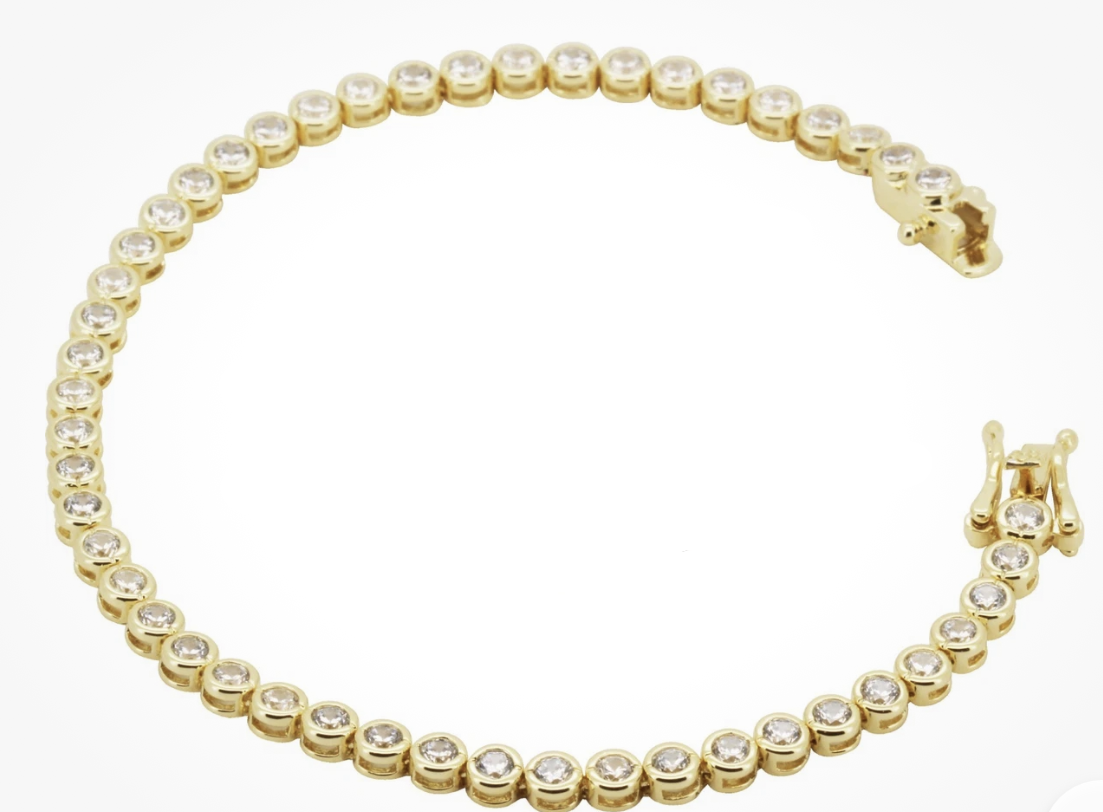 Pulsera Tennis Chain Bezel