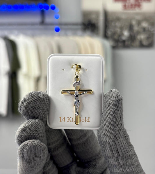 Pendant de Cruz 14k