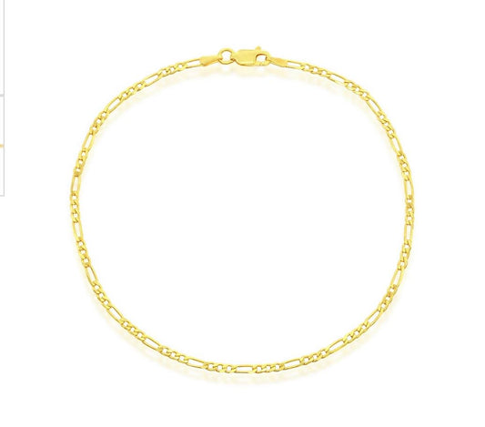 Tobillera Fígaro 2mm 9”