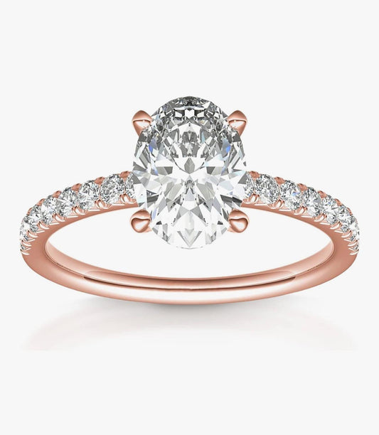 Sortija Oval Rose Gold