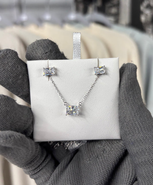 Set Cadena, Pendant y Pantallas Cuadradas