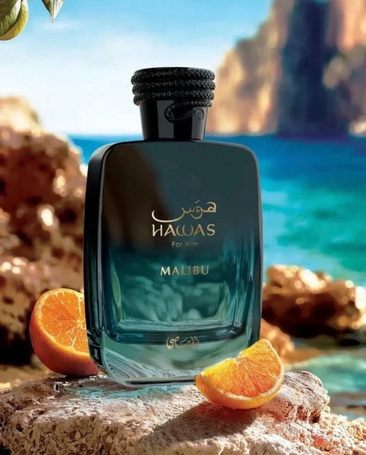 Hawas Malibu Eau de Parfum 3.4 oz by Rasasi