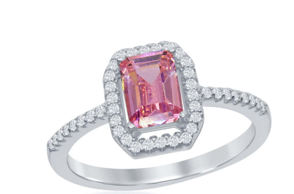 Sortija Pink Diamond Micro pave