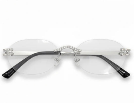 Sunglasses oval  Clear Ice
