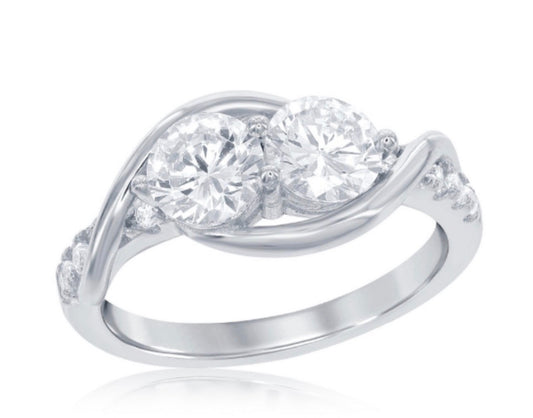 Sortija “Us2gether”Two-Cz