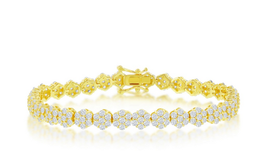 Pulsera Flower Design 6mm