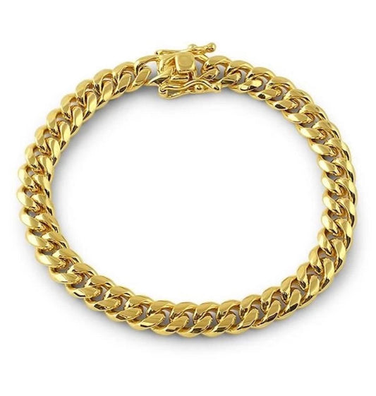 Pulsera Cubana Miami 8mm