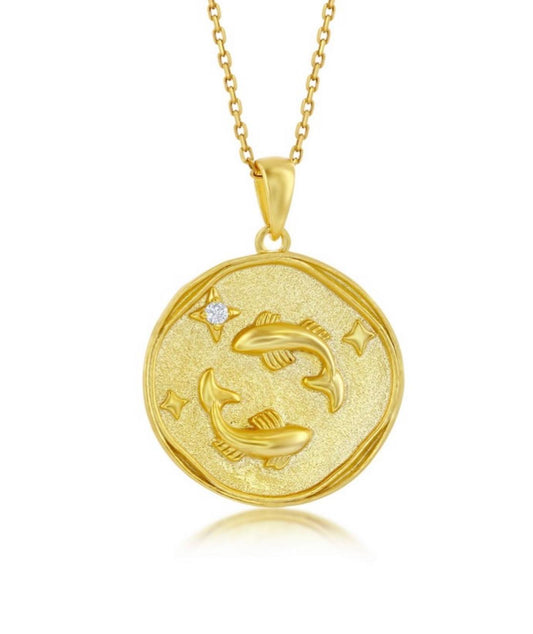 Cadena con Signo Zodiacal Pisces