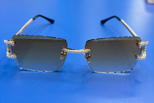 Iced Sunglasses (Brown)