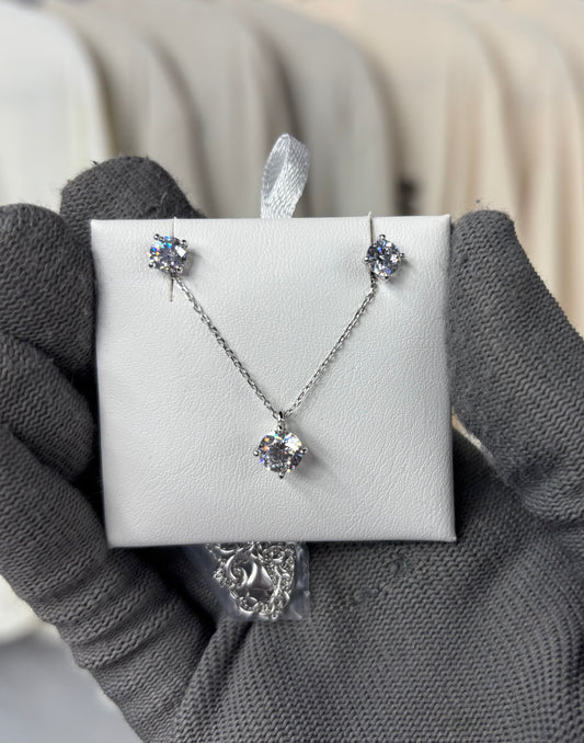 Set Cadena, Pendant y Pantallas Redondas