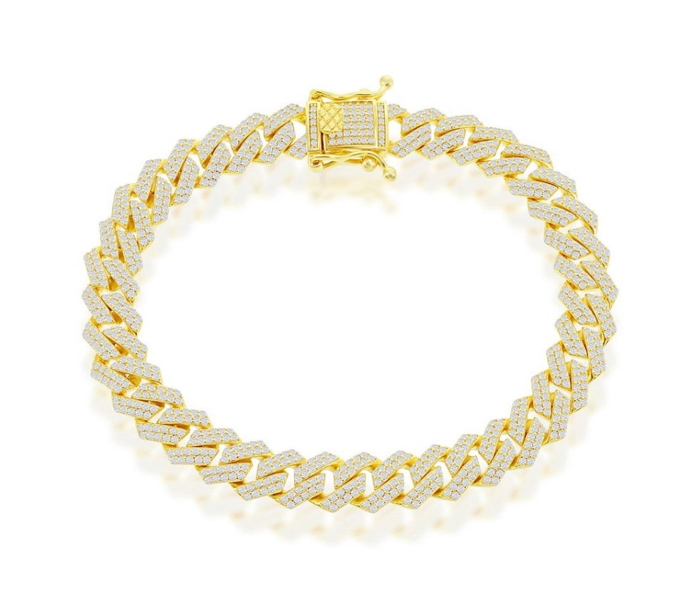Pulsera Mónaco 8mm 8”