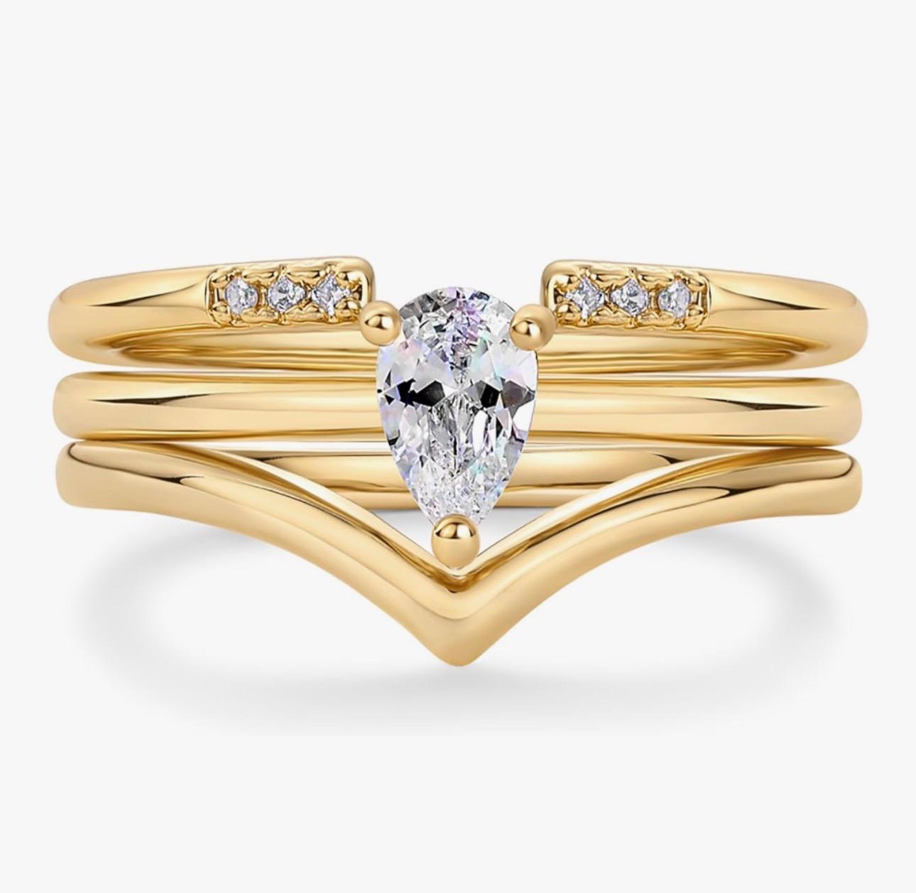 Sortija Triple Band