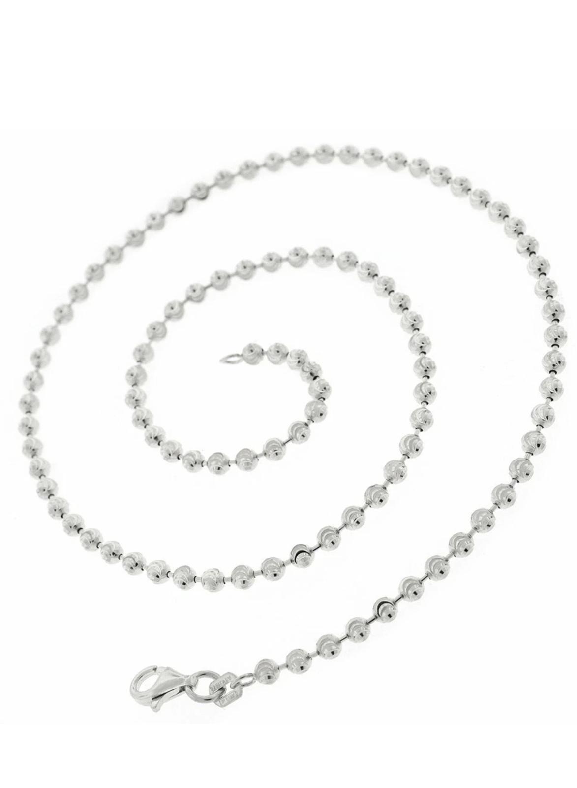 Moon cut 3mm Silver