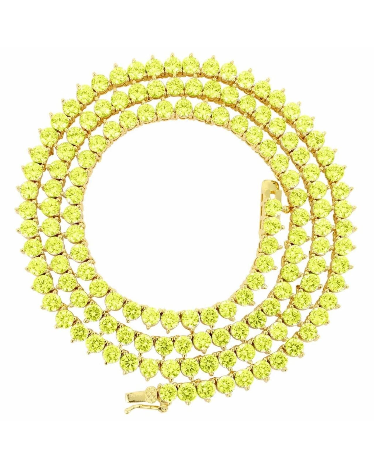 Tennis chain 4mm Three Prong