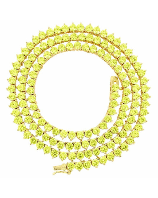 Tennis chain 4mm Three Prong