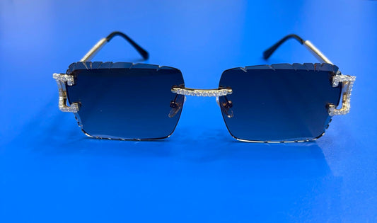 Iced Sunglasses (Black,White)
