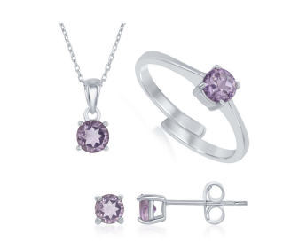 Set Amethyst 0.9mm 18”