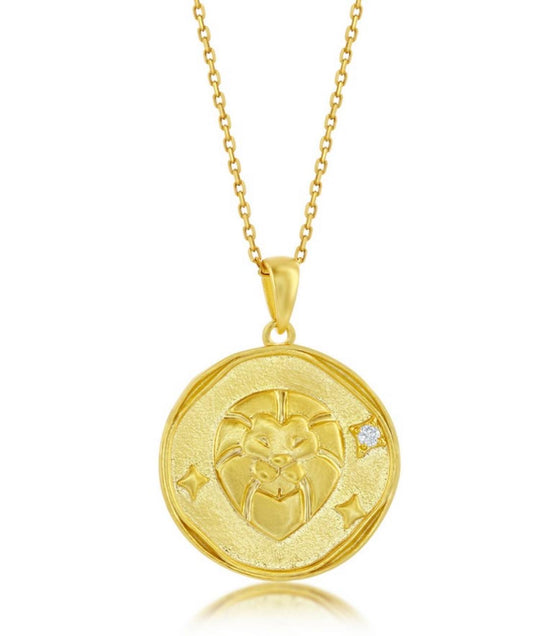Cadena con Signo Zodiacal Leo