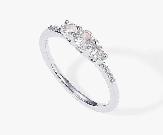 Sortija Triple Cz