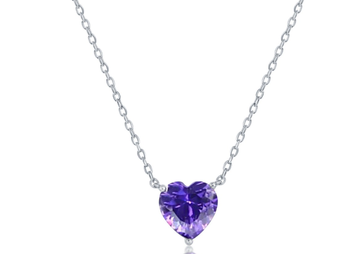 Set Corazon Cz Violet