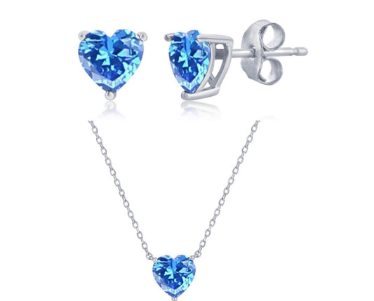 Set de Corazon Blue Topaz
“December”