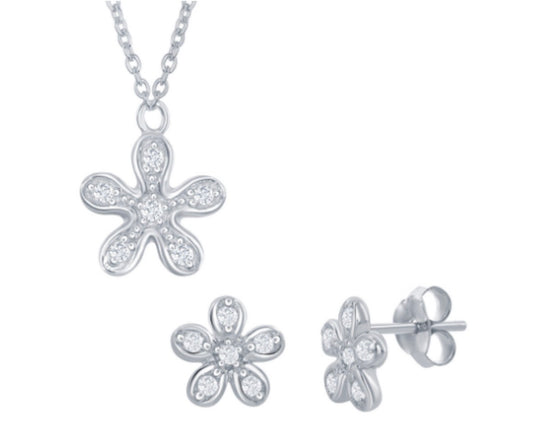 Set Flower Cz