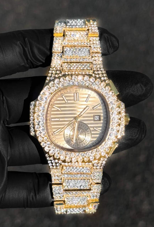 Techno Pave 43mm Luxury Iced Out Watch