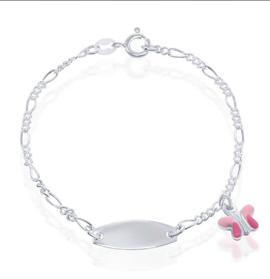 Pulsera Baby with Butterfly Pendant
