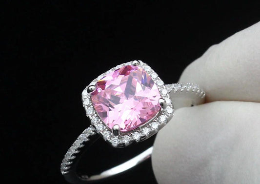 Sortija Cuadrada Pink