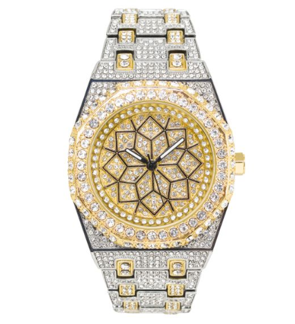 Techno Pave Flower Two Tone 43mm
